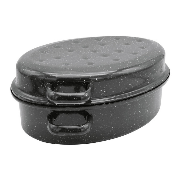 Rôtissoire d'oie ovale 10,5 l Ø42 cm émaillée KARL KRÜGER