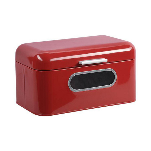 Boîte à pain métal rouge KESPER