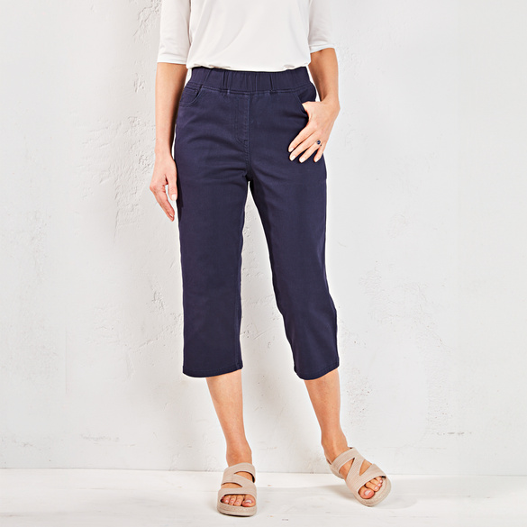 Pantalon 7/8 "Tilda", bleu marine