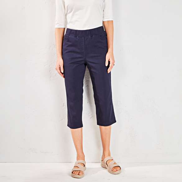 Pantalon 7/8 "Tilda", bleu marine