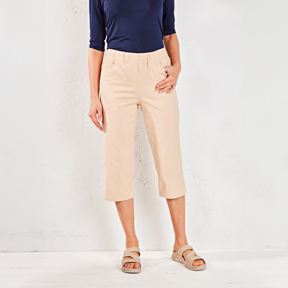 Pantalon 7/8 "Tilda", crème