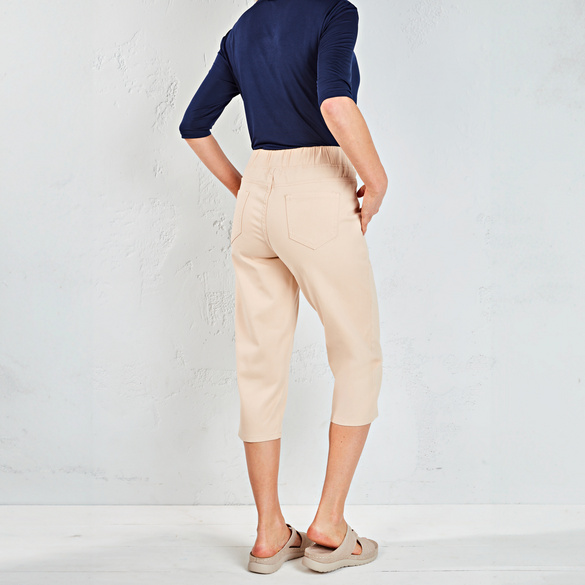 Pantalon 7/8 "Tilda", crème