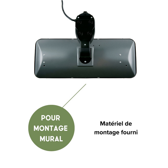 Chauffage de terrasse avec 3 niveaux de chauffage pour l'extérieur