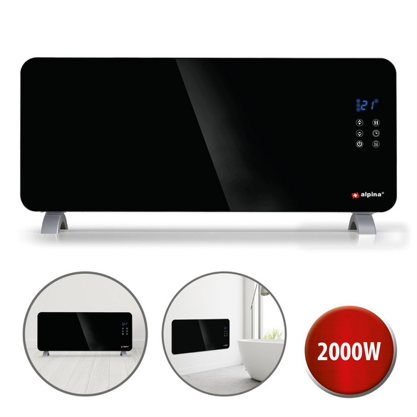 Panneau de verre chauffant avec WiFi & thermostat ALPINA