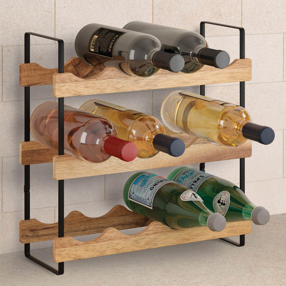 Casier à bouteilles "York Lava" 3 étages METALTEX