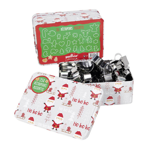 Set d'emporte-pièces Noël 25 pièces PATISSE