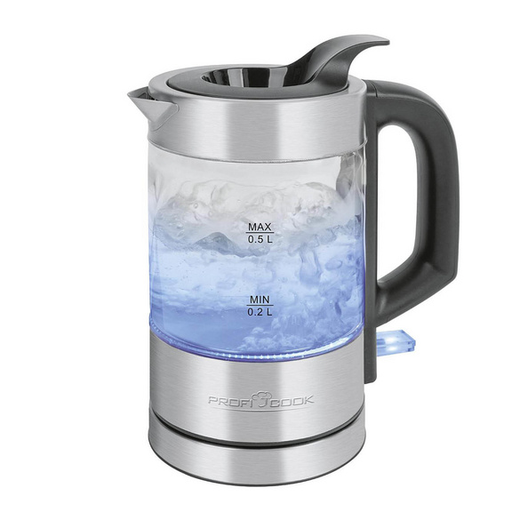 Bouilloire en verre PC-WKS 1228 G PROFI COOK