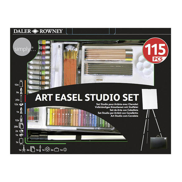 Set de peinture d'artiste "Simply" 115 pièces LYRA