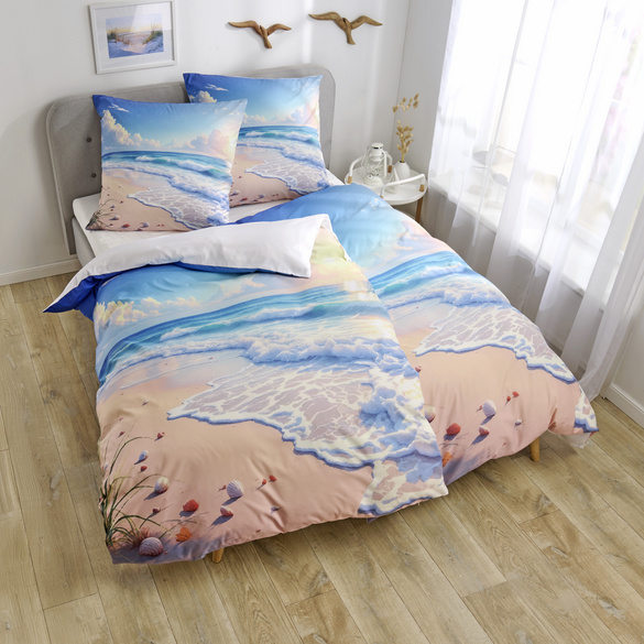 Linge de lit « Plage ensoleillée », 2 pièces