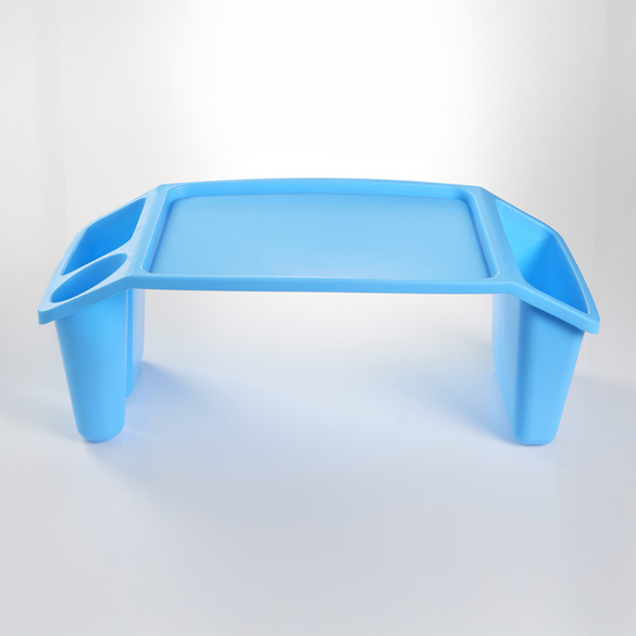 Plateau de lit bleu