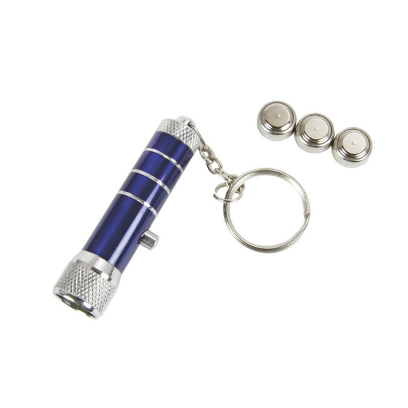 Lot de 4 lampes de poche porte-clés à LED