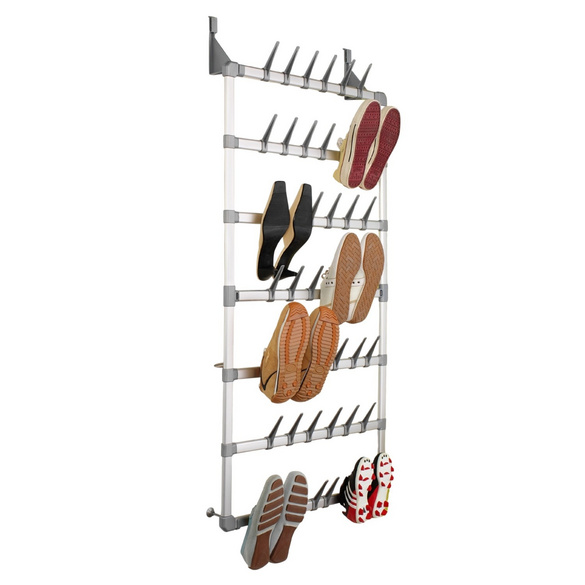 Étagère à chaussures à fixer sur la porte ou au mur pour 21 paires de chaussures
