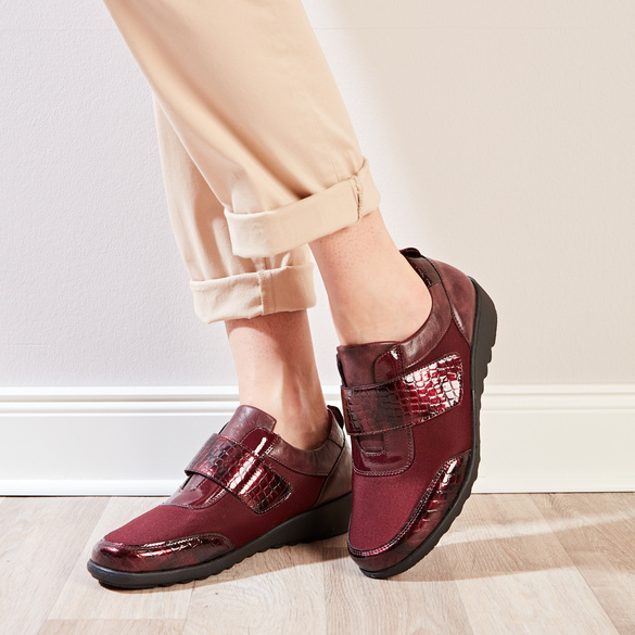 Chaussures confortables "Doris", bordeaux