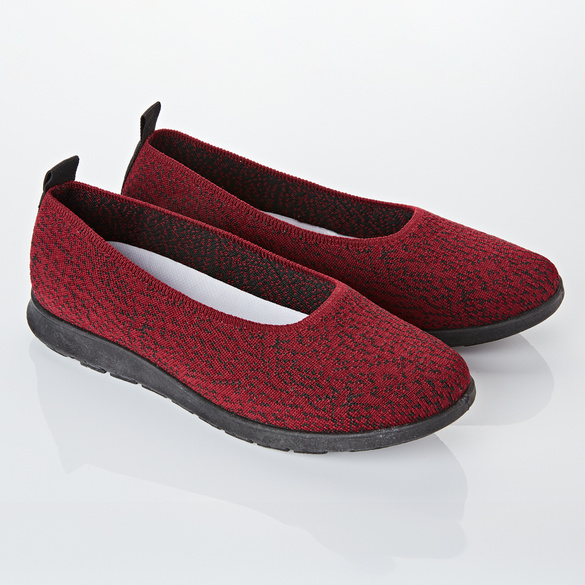 Ballerines souples "Vicky", bordeaux