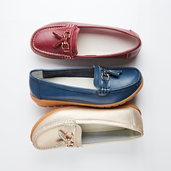 Mocassins "Elenor", bleu marine