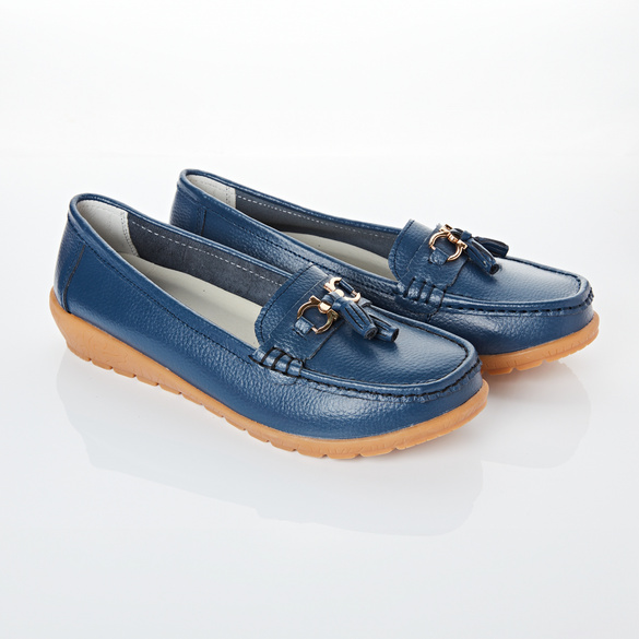 Mocassins "Elenor", bleu marine