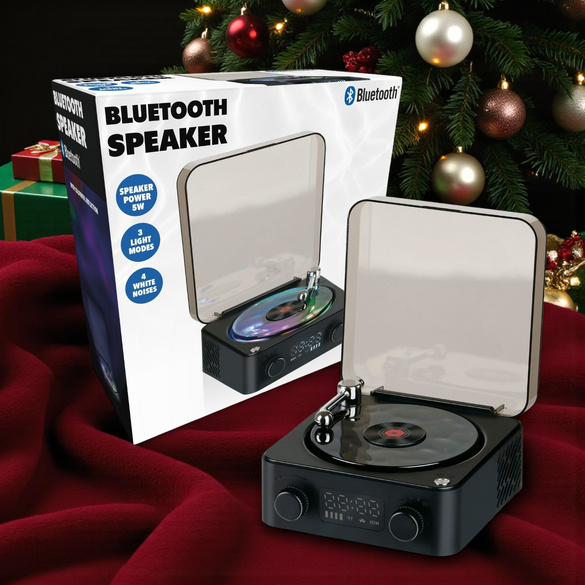 Haut-parleur Bluetooth avec bruit blanc & 3 modes d'éclairage