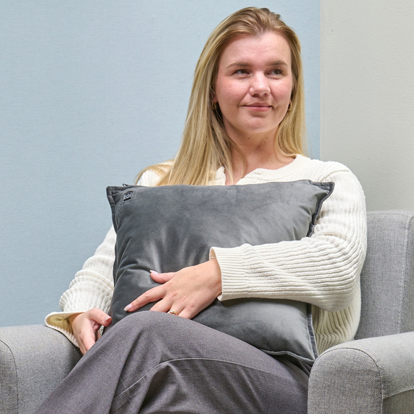 Coussin chauffant sans fil avec pack d'accumulateurs alpina