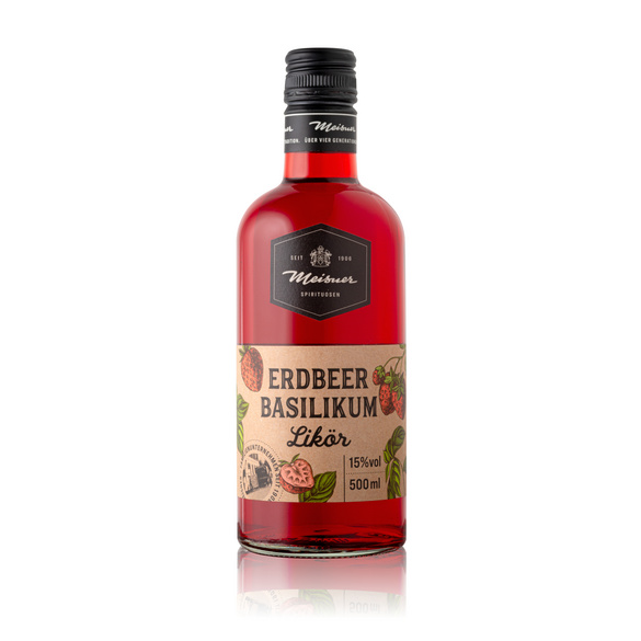 Liqueur de fraise et basilic 500ml
