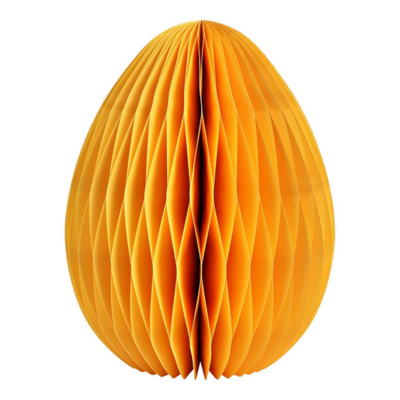 Décoration de Pâques Oeuf de Pâques structure alvéolaire jaune