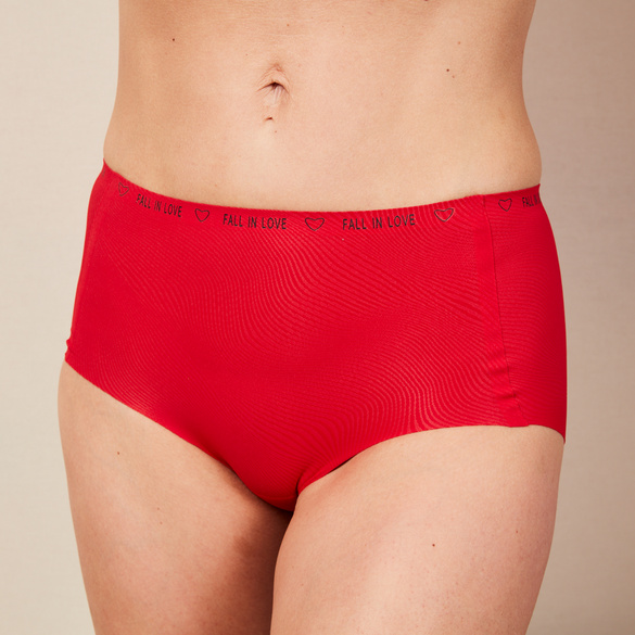 Slip montant, rouge