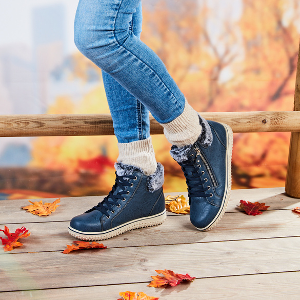 Bottines confort "Gloria", bleu