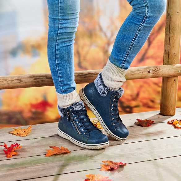 Bottines confort "Gloria", bleu