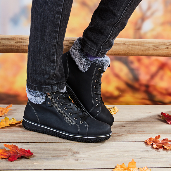 Bottines confort "Gloria", anthracite