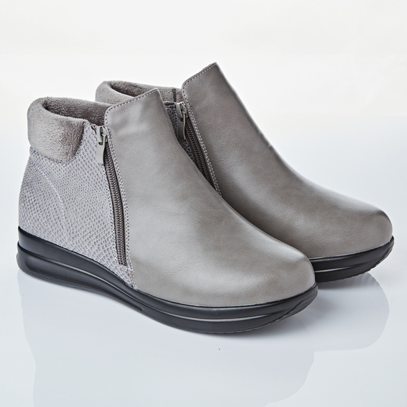 Bottines "Olga", gris