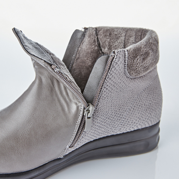 Bottines "Olga", gris