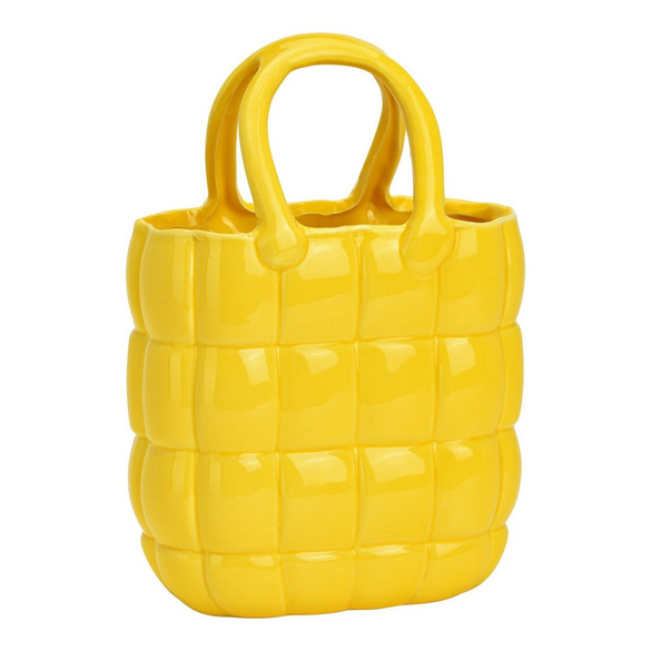 Vase "Sac à main" en céramique Rose