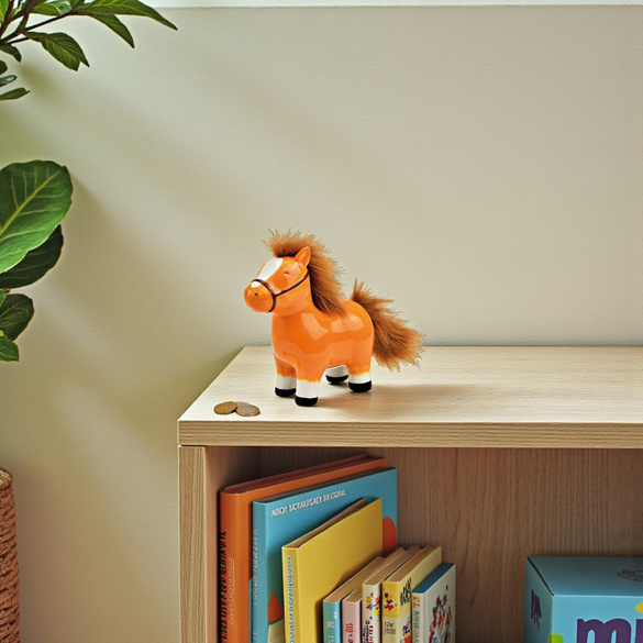 Tirelire "Cheval" en céramique