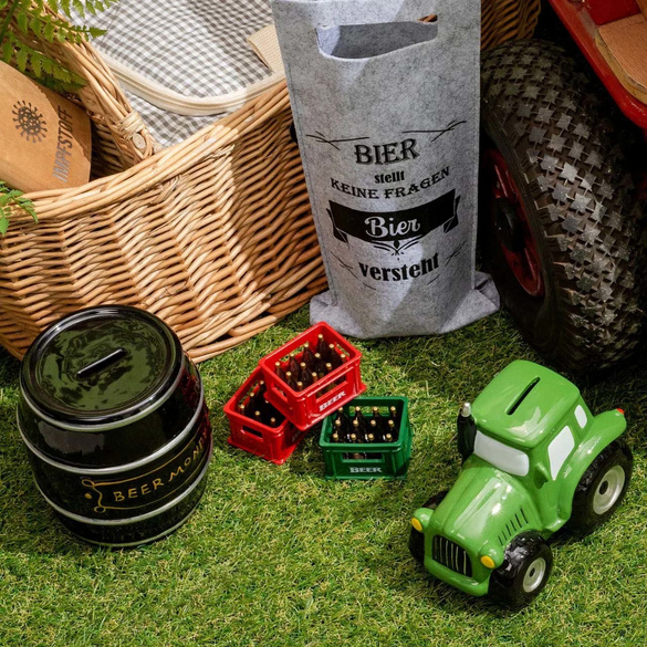 Tirelire "Tracteur" en céramique