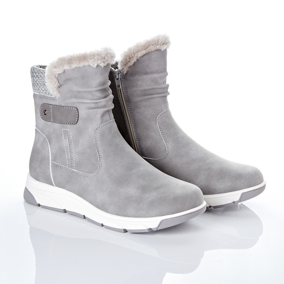 Bottes confort "Magda", gris
