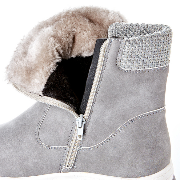 Bottes confort "Magda", gris