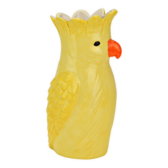 Vase "Perroquet" jaune