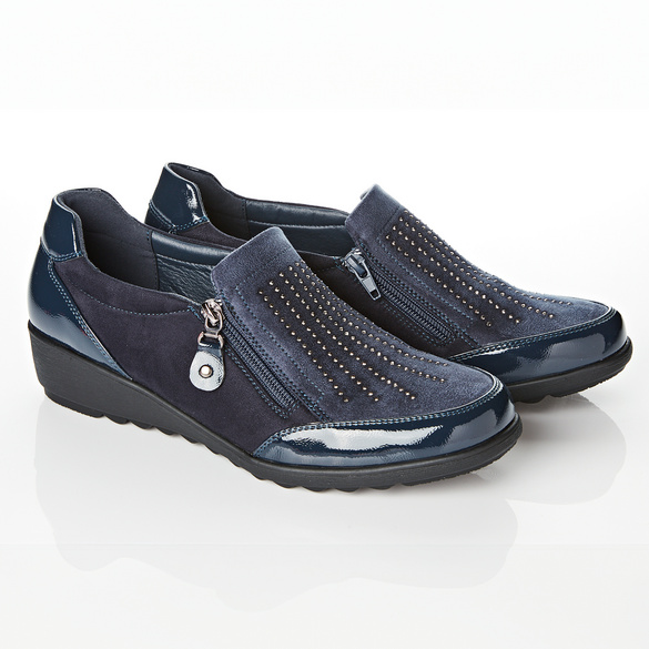 Chaussures confort "Jessica", bleu foncé