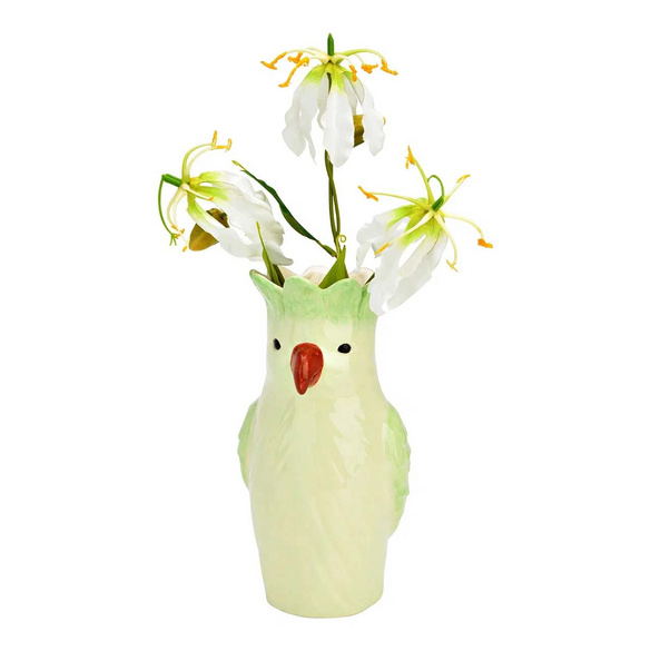 Vase "Perroquet" vert clair