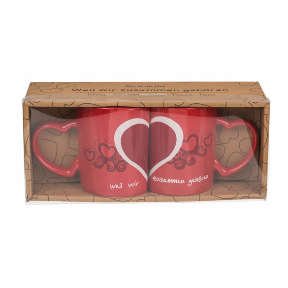 Set de tasses "Parce que nous sommes ensemble"