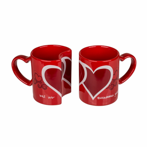 Set de tasses "Parce que nous sommes ensemble"