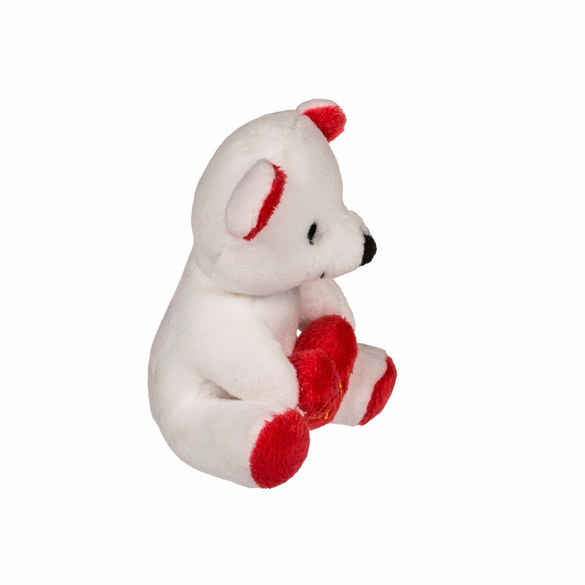 Tasse avec petit cœur & ourson en peluche dans une boîte cadeau