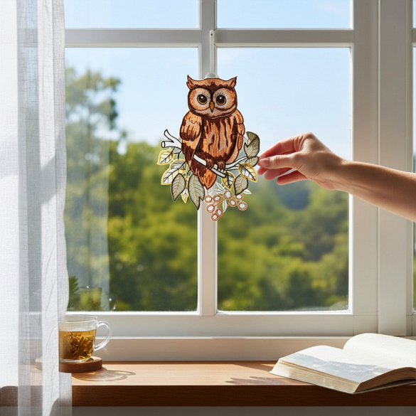 Suspension textile « Hibou »