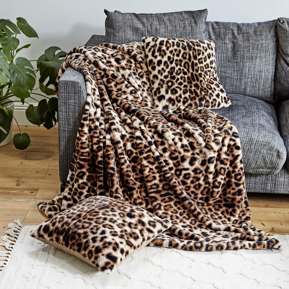 Coussin "Léopard" Eldo
