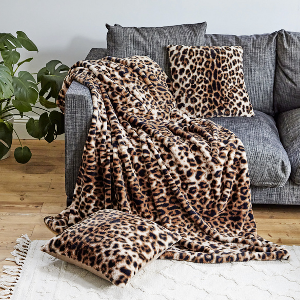 Coussin "Léopard" Eldo