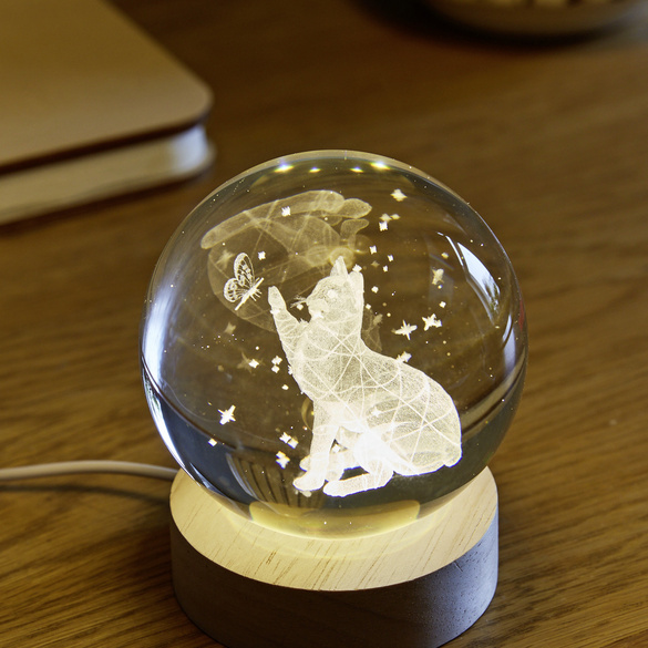 Boule LED « Chat »