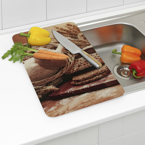 Plaques de recouvrement pour cuisinière « Design Pain » – lot de 2 Basilico