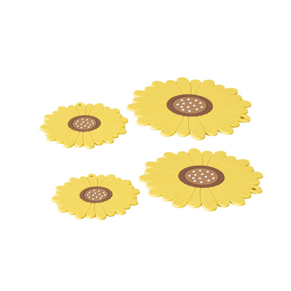 Dessous de plat « Tournesols » – lot de 4 Basilico