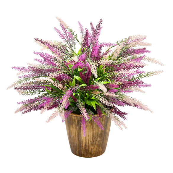 Petite bruyère artificielle en pot