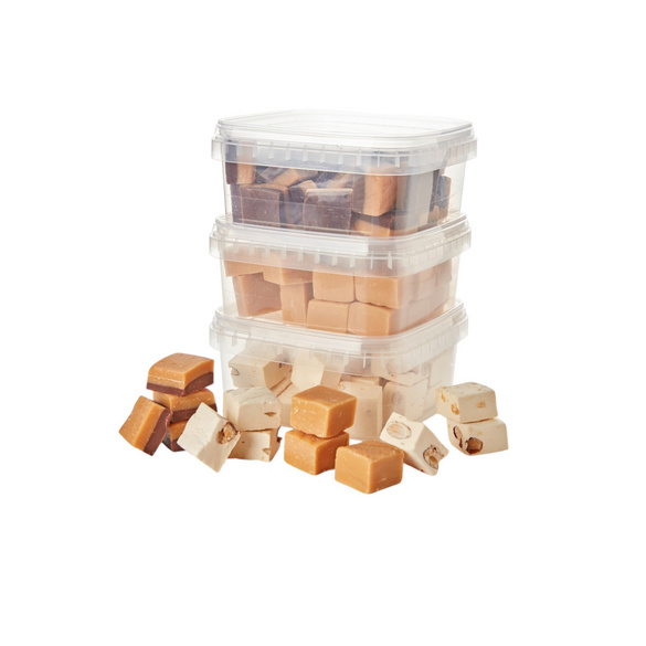 Fudge Old English « Vanille » dans une boîte de conservation 300g