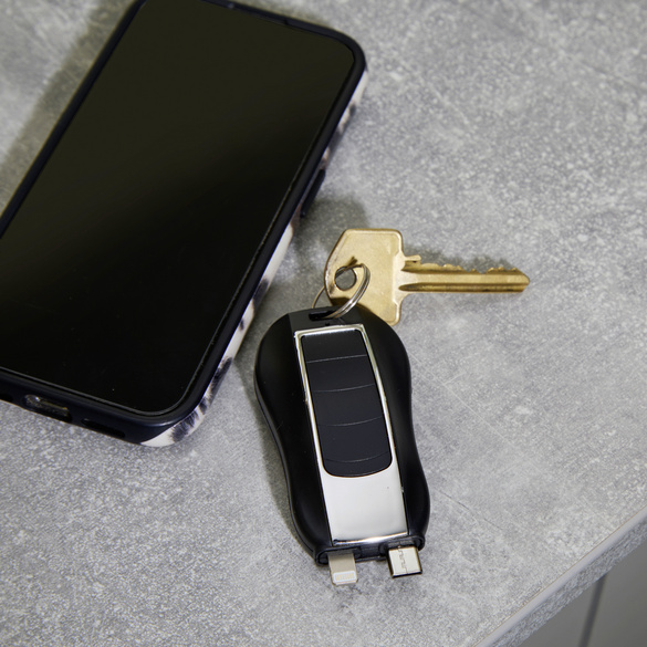 Porte-clés avec batterie externe 2-en-1